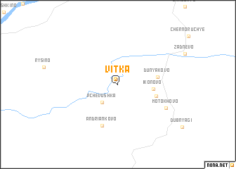 map of Vitka