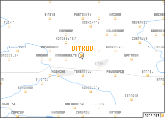 map of Vitkuv