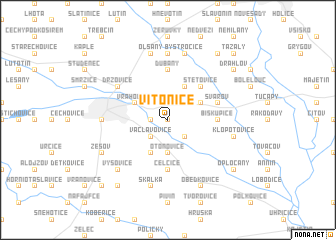 map of Vítonice