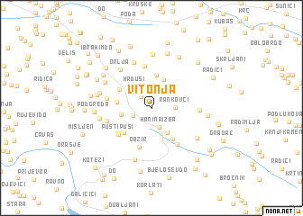 map of Vitonja