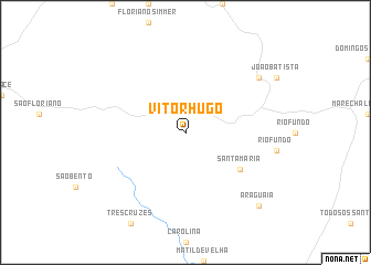 map of Vítor Hugo