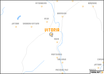 map of Vitória