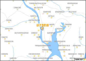 map of Vitória