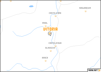 map of Vitória