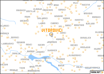 map of Vitorovići