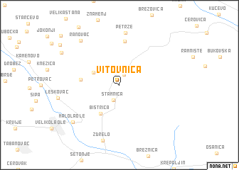 map of Vitovnica