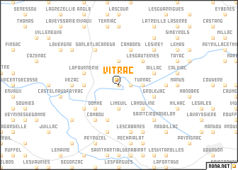 map of Vitrac