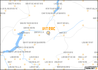 map of Vitrac