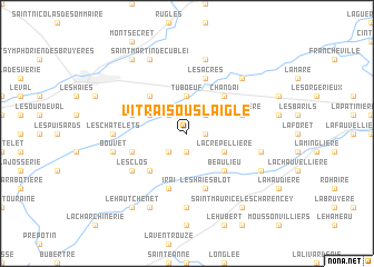 map of Vitrai-sous-lʼAigle