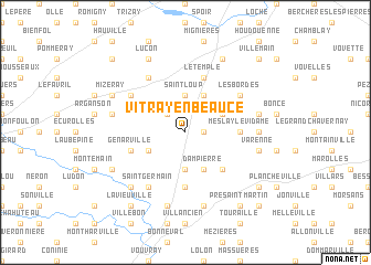 map of Vitray-en-Beauce