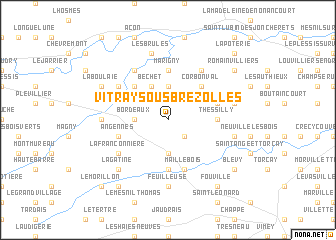 map of Vitray-sous-Brézolles