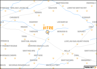 map of Vitré