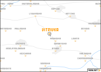 map of Vitrivka