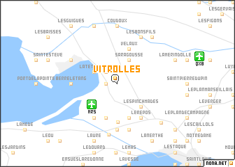 map of Vitrolles