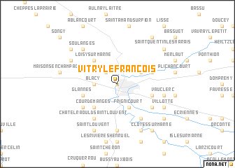 map of Vitry-le-François