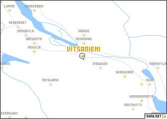 map of Vitsaniemi