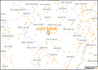 map of Vitsiríni