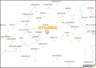 map of Vitsjärve