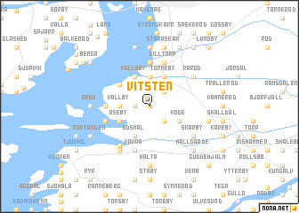 map of Vitsten