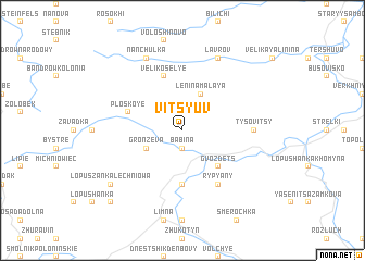 map of Vitsyuv