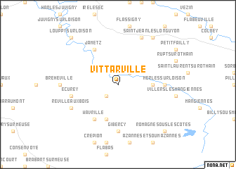 map of Vittarville