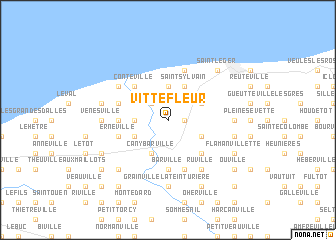 map of Vittefleur
