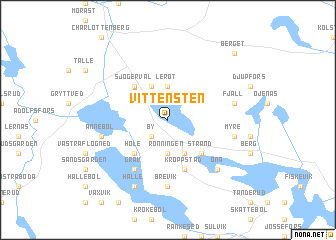 map of Vittensten