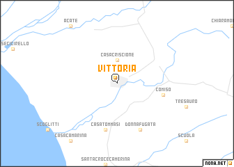 map of Vittoria