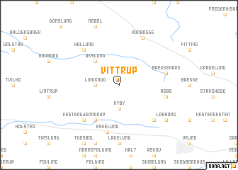 map of Vittrup