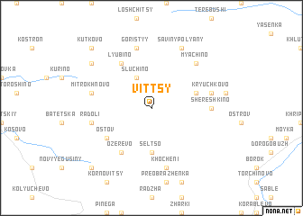 map of Vittsy