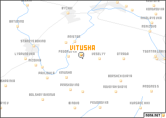 map of Vitusha