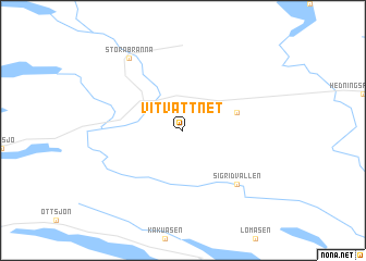 map of Vitvattnet