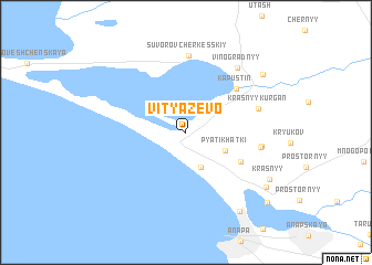 map of Vityazevo