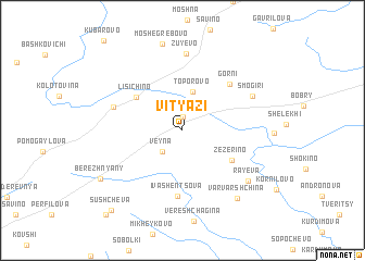 map of Vityazi