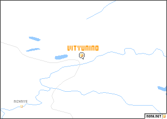 map of Vityunino