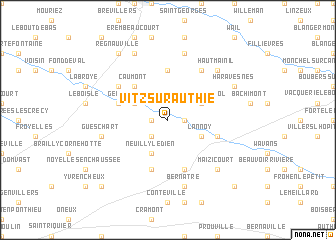 map of Vitz-sur-Authie