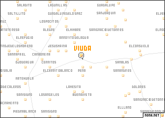 map of Viuda