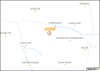 map of Viuda