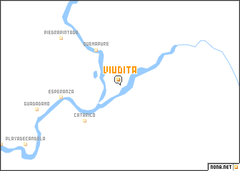 map of Viudita