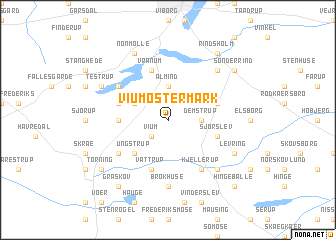 map of Vium Østermark