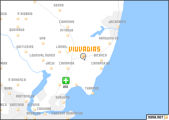 map of Viúva Dias