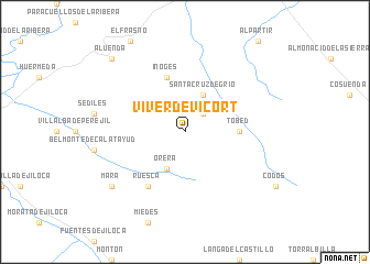 map of Viver de Vicort