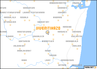 map of Viveritihazo