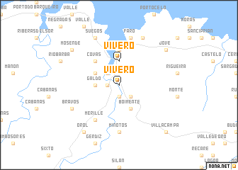 map of Vivero