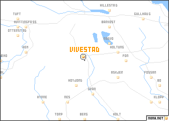 map of Vivestad