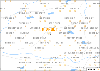 map of Vivhult