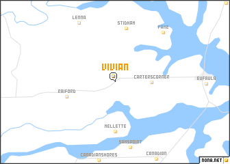 map of Vivian