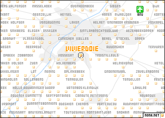 map of Vivier dʼOie