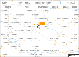 map of Viviers