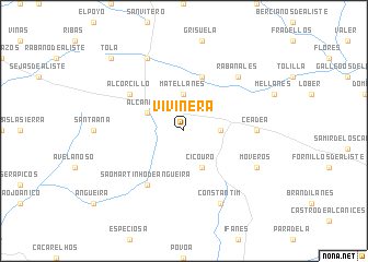 map of Vivinera